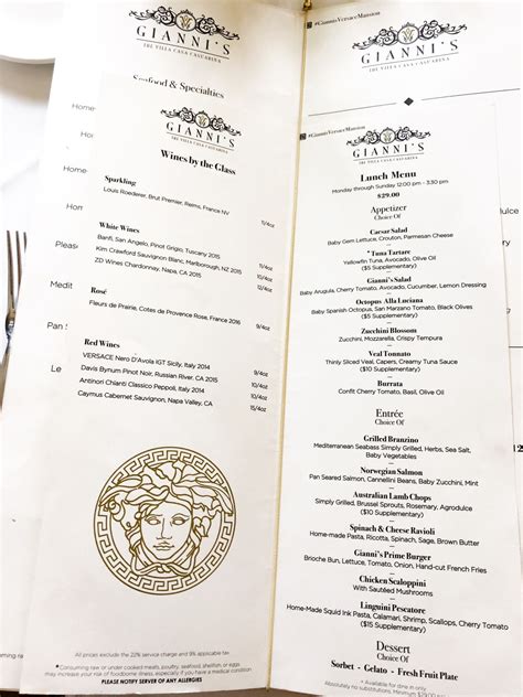 versace mansion rental price|Versace mansion menu.